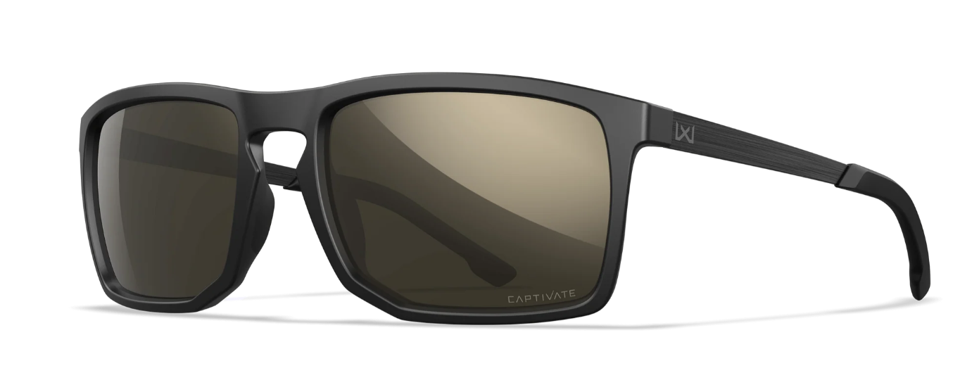 Wiley X WILEY X Axe Captivate, Matte Black - Tungsten Mirror