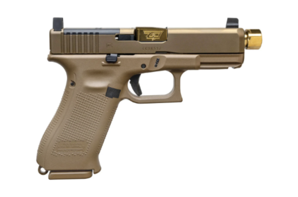 Glock Glock 19X V OR 9mm 19rd w/Gold TB & OEM Barrel Included - PV1950703XSCT19X