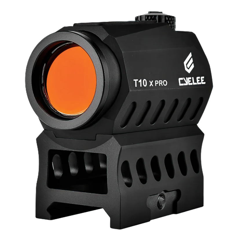 Cyelee Optics T10 X PRO Pic Rail Mounted - 2/30 MOA Red Circle Dot - X004CV26XX - Palmetto State Armory
