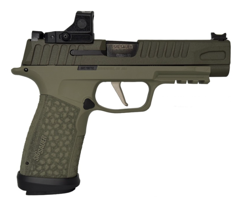 Sig Sauer Sig Sauer P365 FUSE 4.3" 9mm 17/21rd Pistol w/Romeo RS-C, Debo Green - SG365XF-9BFOGRNDEBO
