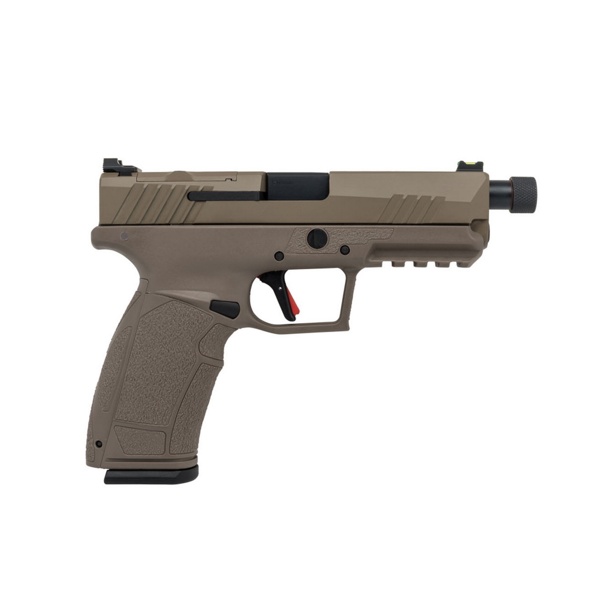 Tisas PX-9 Gen 3 Duty Threaded 9mm 4.80" 15rds, Flat Dark Earth - Tisas