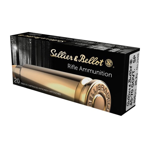 Sellier & Bellot 405 gr SP .45-70 Government Ammunition, 20 Rounds - SB4570A - Sellier & Bellot Ammunition