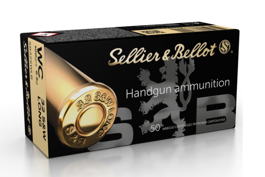 Sellier & Bellot 32 S&W Long 100 gr Wadcutter Ammo 50rds/box - SB32SWLC - Sellier & Bellot Ammunition