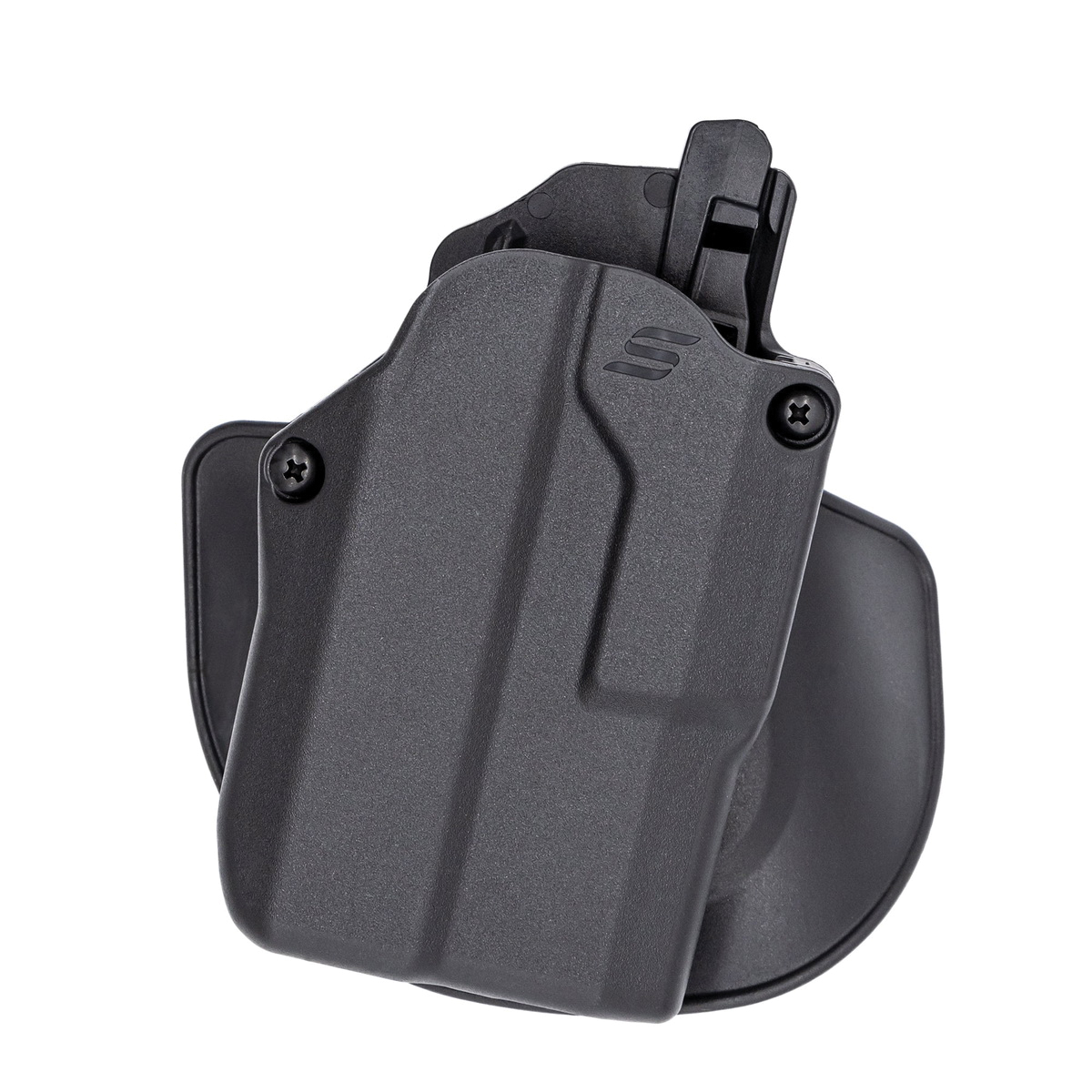 1791 Gunleather RVH4.3 Ruger GP100 OWB Holster Right Steerhide Leather, Stealth Black - 1791 Gunleather