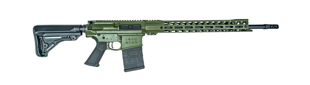 Lead Star Arms DMR 20" .308 Rifle w/ 17" Handguard, Sniper Green