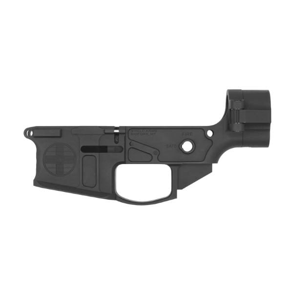 Shield Arms SA-15 Side Folding Stripped AR-15 Lower Receiver, Black - SA-SA15-SL - Shield Arms