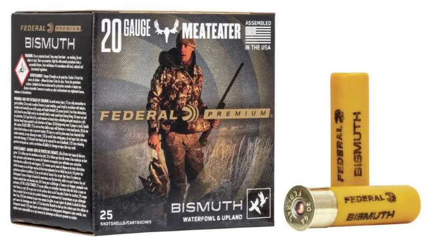 Federal Premium Bismuth 20 Gauge 3" 1 1/8 oz 3 Shot 25 Rounds - PBIX2443 - Federal