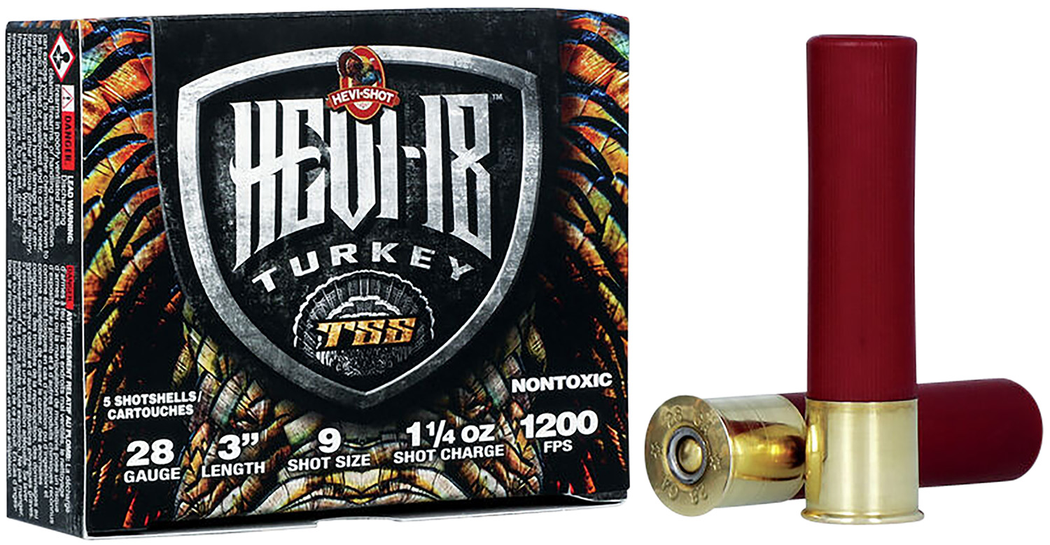 Hevishot HEVI-18 Turkey TSS 28 Gauge 3" #9 1.25 oz - 5rds - HS7289 - Hevi-Shot