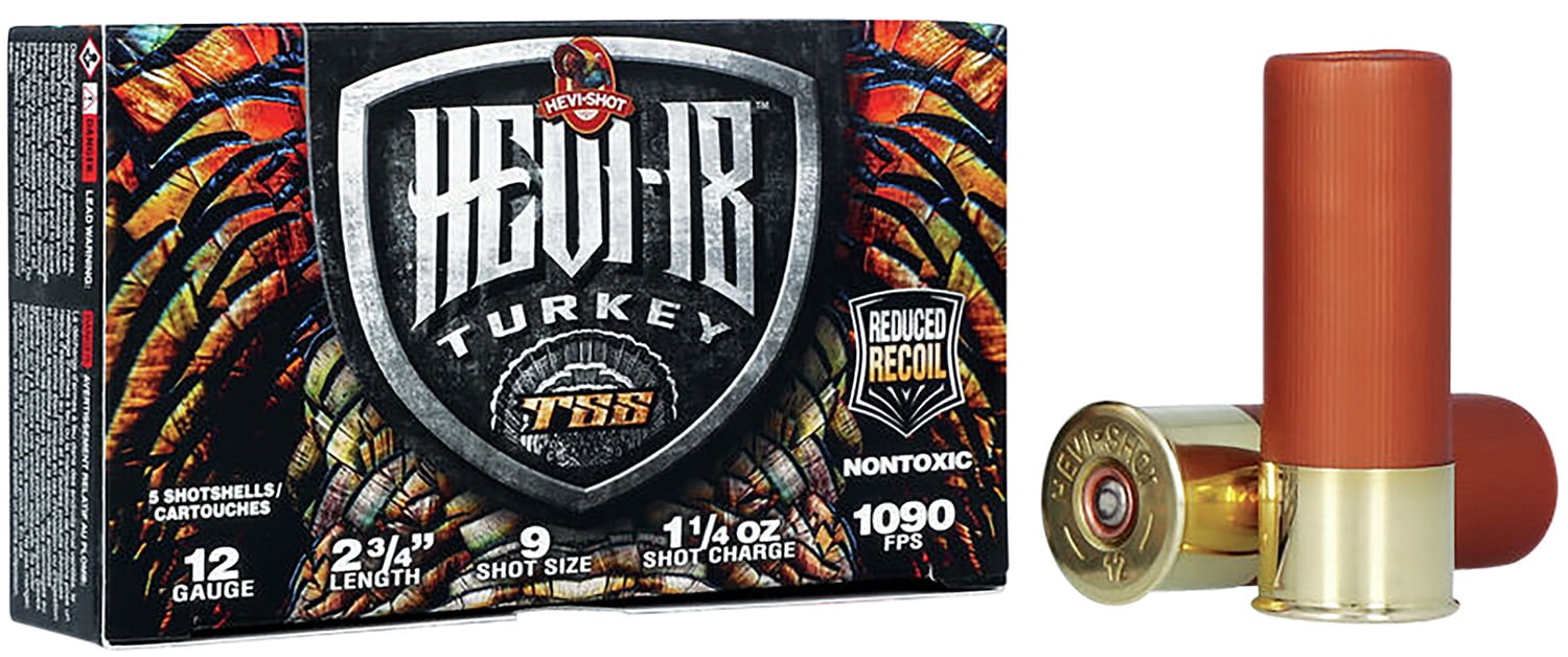 Hevishot HEVI-18 Turkey TSS 12 Gauge 2.75" #9 1.25 oz - 5rds - HS4109 - Hevi-Shot