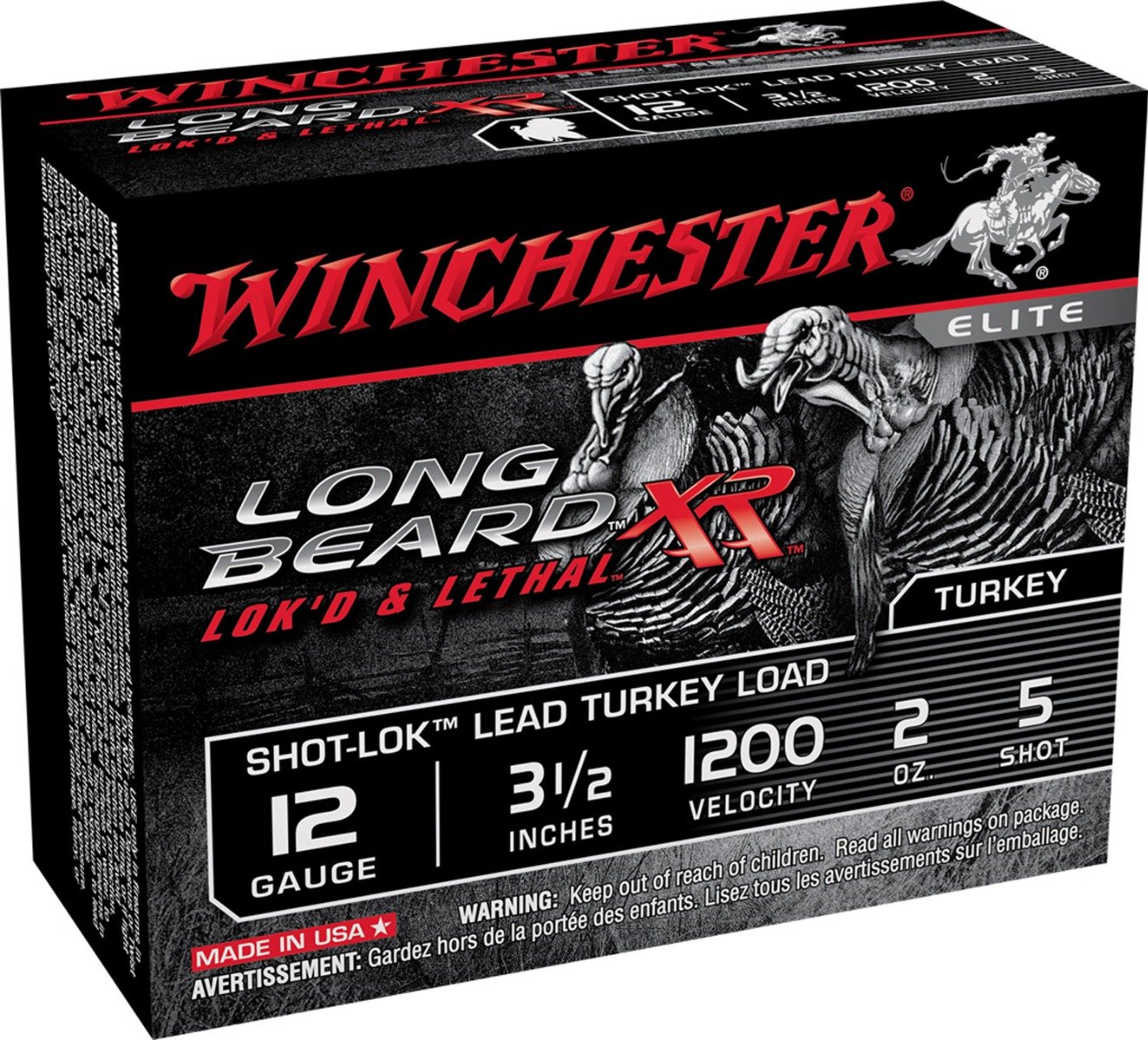 Winchester 12ga 3.5" #5 Long Beard XR10rds - STLB12L5 - Winchester
