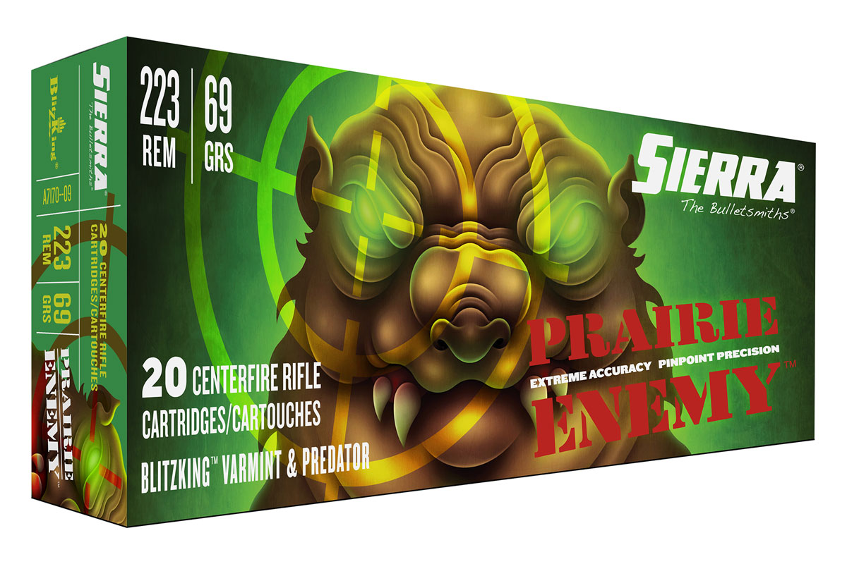Sierra Prairie Enemy 69 gr Blitzking .223 Remington Ammo 20 Rounds - A717009 - Sierra