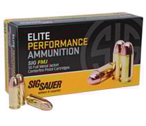 Sig Sauer 10mm 180gr FMJ Elite Ball Ammunition 50rds - E10MB1-50