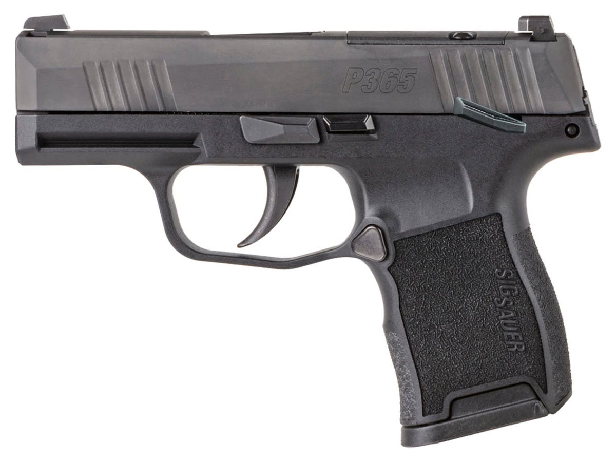 Sig P365-380 Optics Ready .380 ACP Pistol With Manual Safety, Black - 365-380-BSS-MS - Sig Sauer