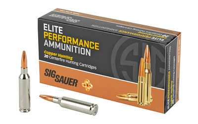 SIG Sauer Elite Hunting Copper 107 Grain 6mm Creedmoor Ammo OTM 20rds/box - Sig Sauer