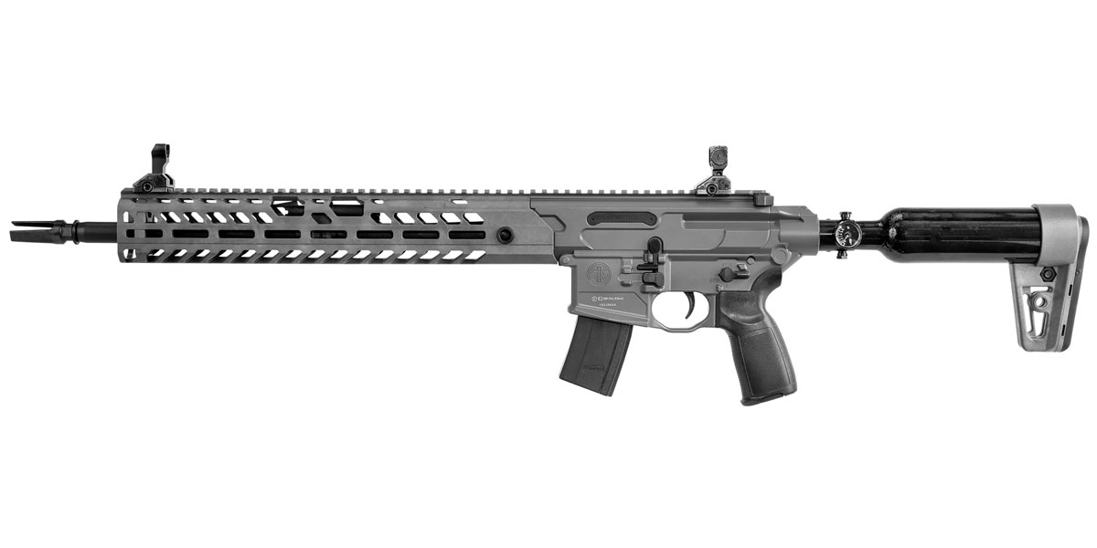 SIG Sauer MCX Virtus PCP Air Rife .22 Caliber, Black - AIR-VIRTUS-22 - Sig Sauer