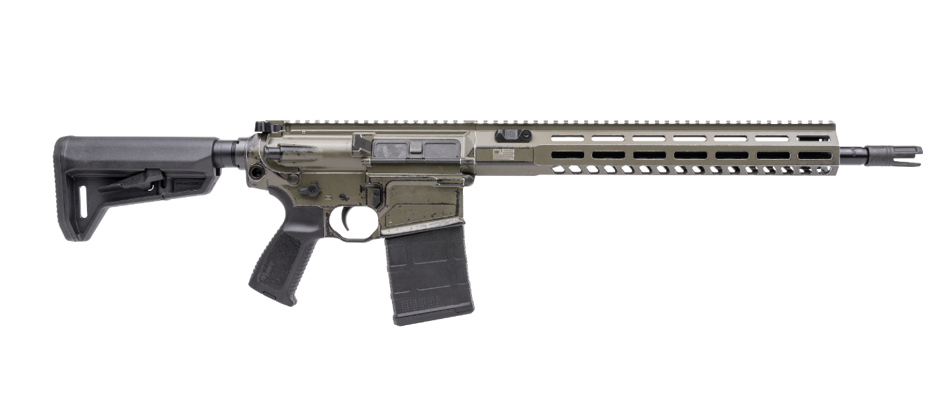 Sig Sauer 716I 7.62x51 308 16" Tread Distressed ODG 20rd - R716I16BTRDDC - Sig Sauer