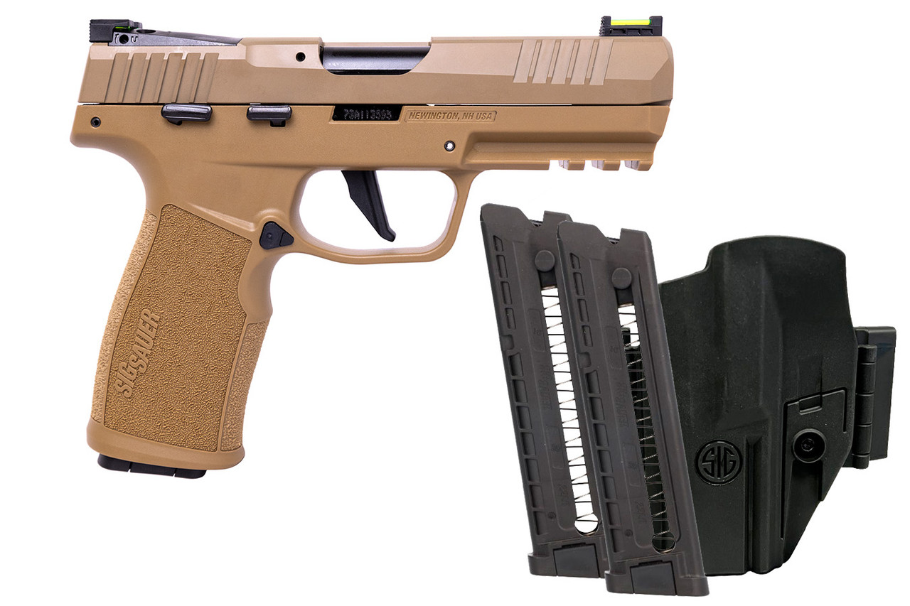 Sig Sauer P322 22lr Pistol 4" 20rd, Coyote - 322C-COY-TACPAC - Sig Sauer