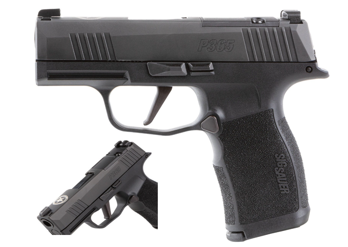Sig 365X Texas Ranger 3.1" 9mm Pistol 12rd, Black - 365X-9-BXR3P-TR - Sig Sauer