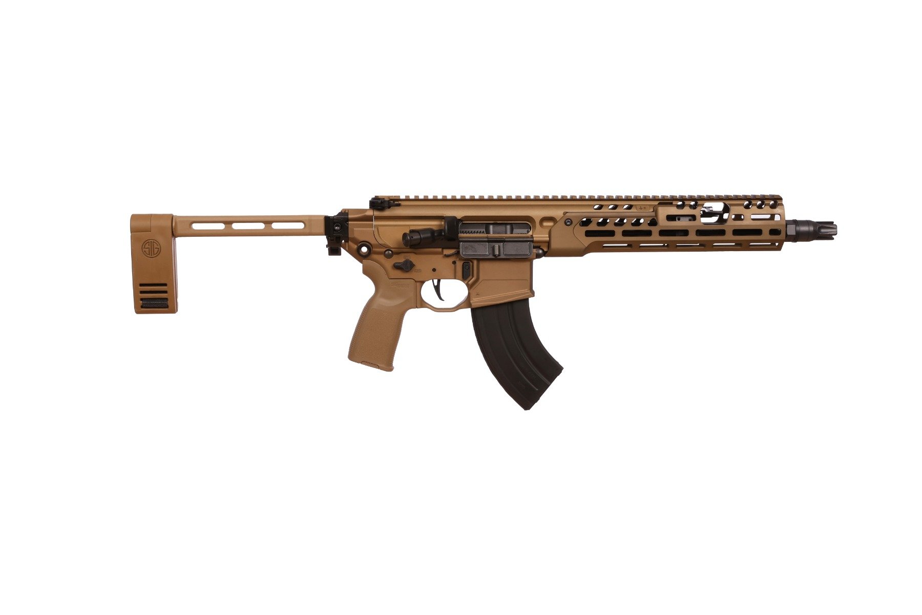 Sig Sauer MCX Spear 7.62x39mm 11.5" Pistol, Coyote - PMCX-762R-11B-LT-PCB - Sig Sauer