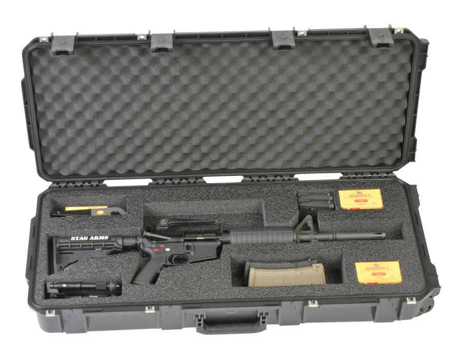 SKB iSeries Small AR Rifle Case, Black - 3i-3614-AR - Skb