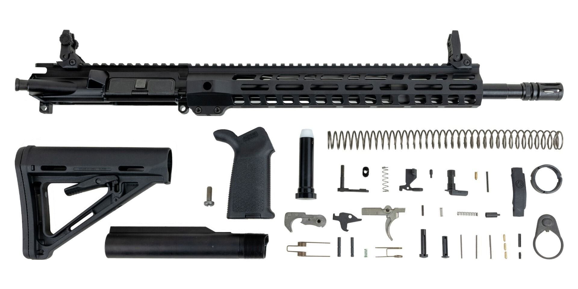 PSA 16" 5.56 ML Nit 13.5 LW MLOK MOE EPT Rifle Kit - w/o BCH, CH - Palmetto State Armory