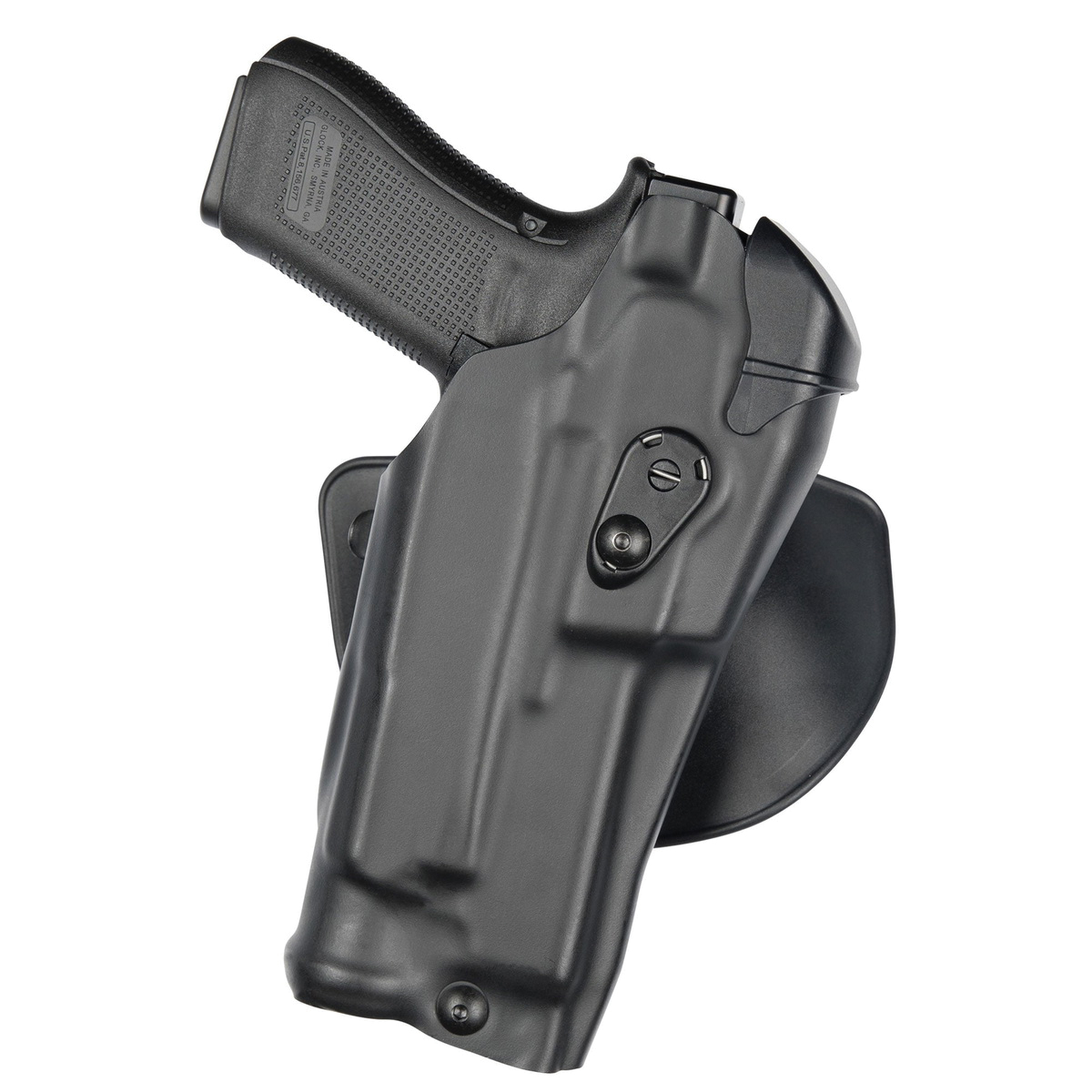Safariland 537 GLS Sig Sauer P320 9/40 OWB Holster Right Leather, Black