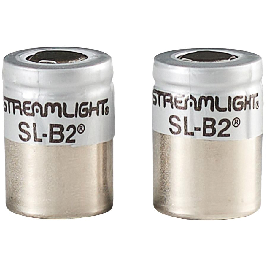 Streamlight SL-B2 3.2 V 2-Piece Rechargeable Battery Pack, Silver/Black - Streamlight