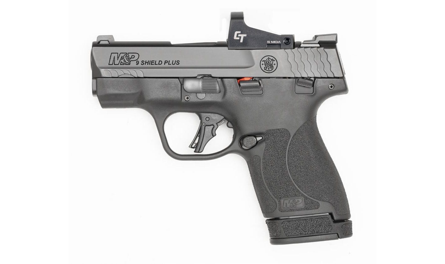 S&W M&P Shield Plus OR 9mm 3.1" 13rd Pistol w/ Crimson Trace Red Dot - 13951 - Smith & Wesson
