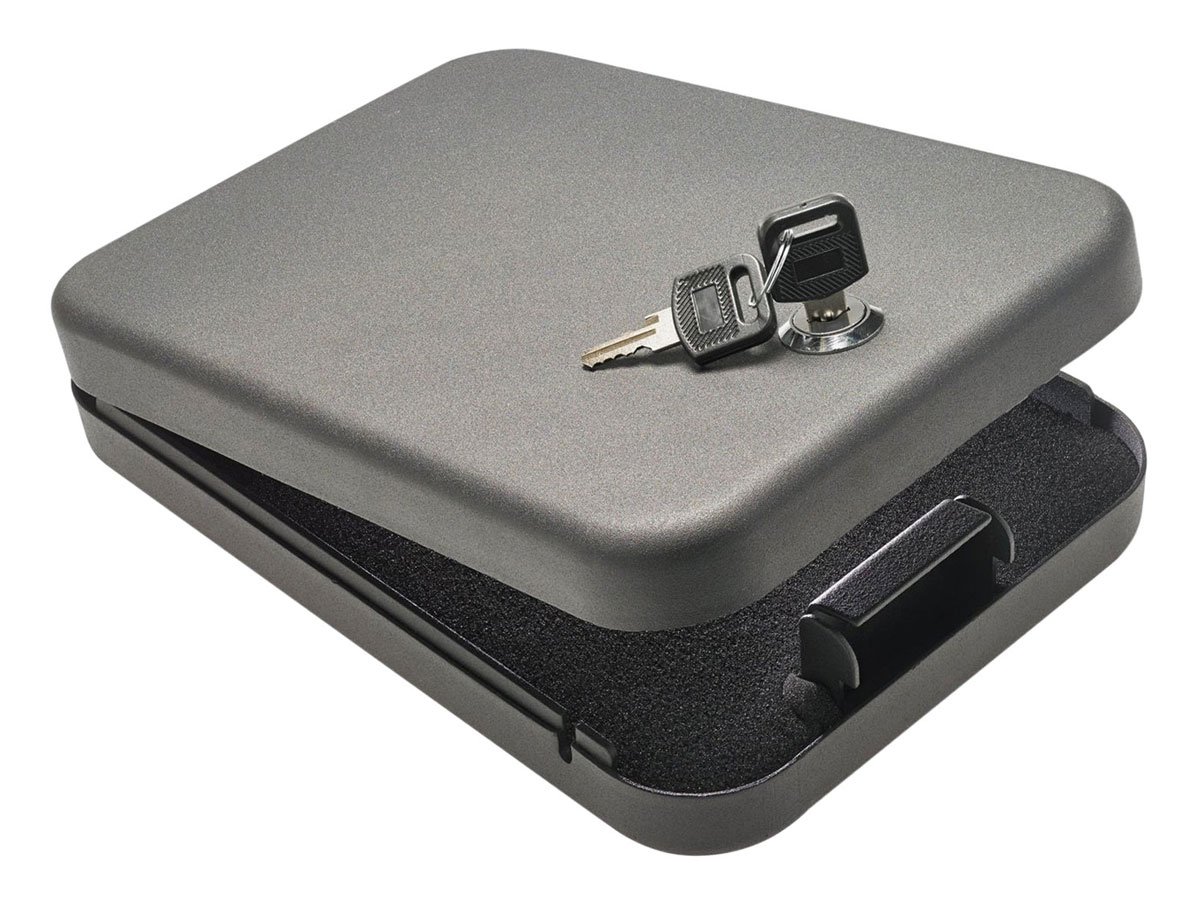 SnapSafe Keyed Lockbox Large, Grey - 75200 - Hornady