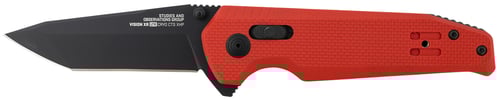 SOG Knives Vision XR LTE Folding Knife Tanto, Red - SOG12-57-08-57