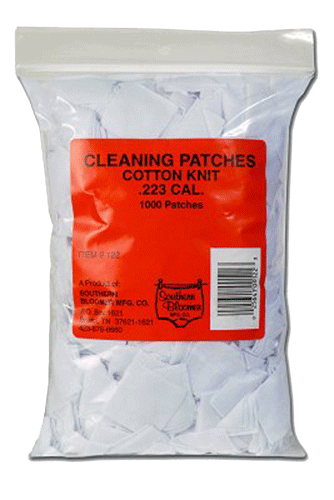 Southern Bloomer Cleaning Patches, .223 Rem/5.56, 1000/pack - 122 - Southern Bloomer