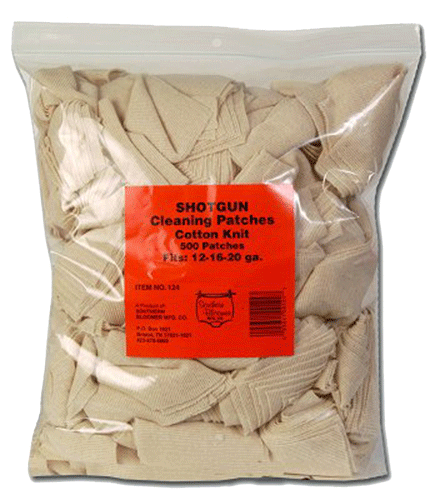 Southern Bloomer Cleaning Patches, All Gauges, 500/pack - 124 - Southern Bloomer