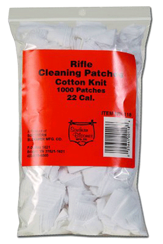 Southern Bloomer Cleaning Patches, .22, 1000/pack - 118 - Southern Bloomer