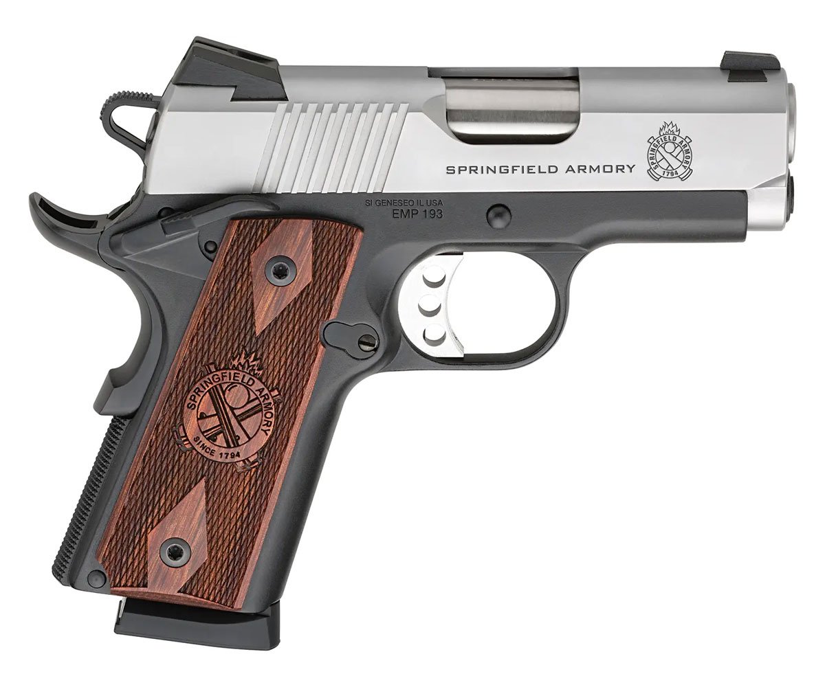 Springfield 1911 EMP CA Compliant 9mm Pistol, Stainless - PI9209LCA - Springfield Armory