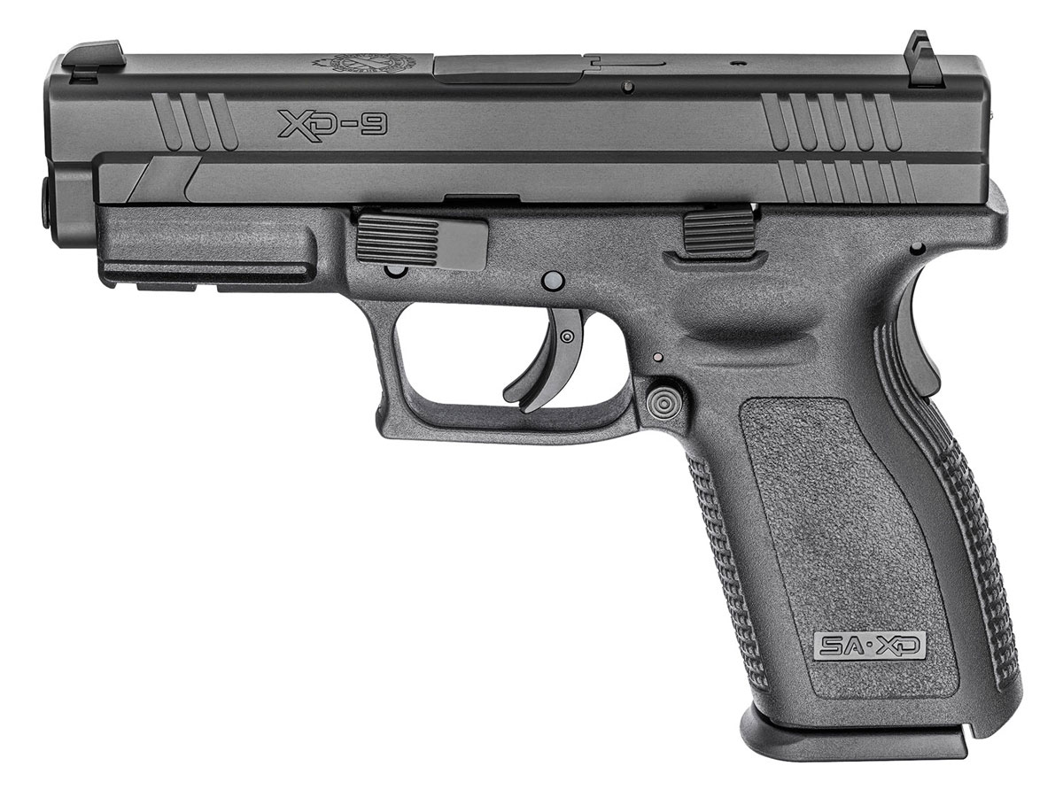 Springfield Armory XD9 10 Round 9mm Pistol, Black - XD9101 - Springfield Armory