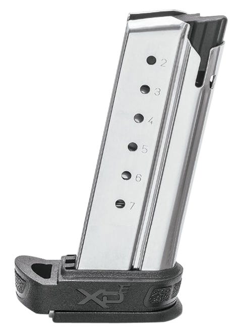 Springfield Magazine, 45ACP, 7 Rounds, Fits Springfield XDE, Includes Sleeve, Stainless - Springfield Armory