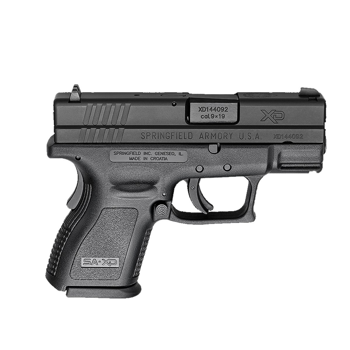 Springfield XD Defenders Series 9mm 3" Pistol, Black - XDD9801HC - Springfield Armory