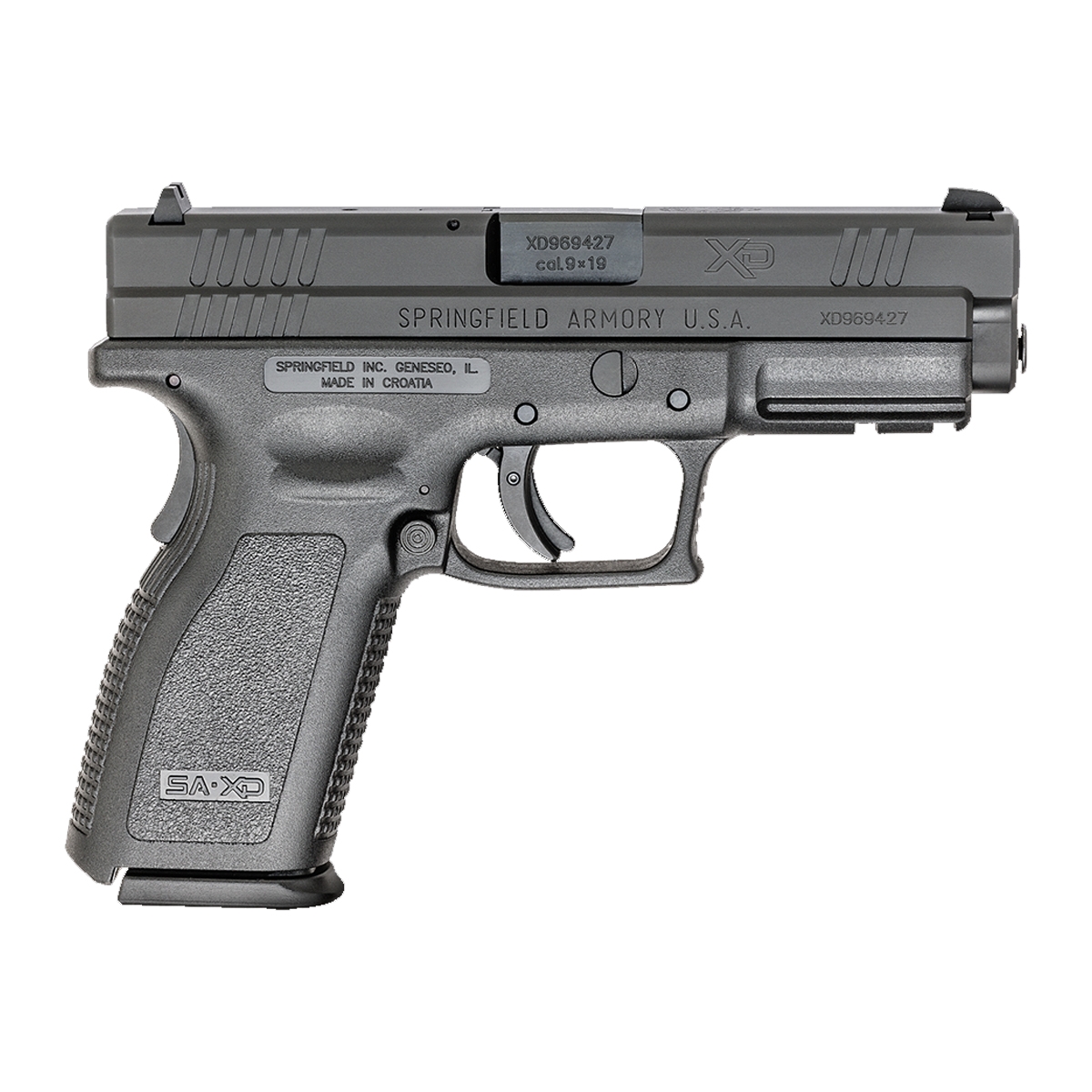 Springfield XD Defenders Series 9mm 4" Pistol, Black - XDD9101HC - Springfield Armory