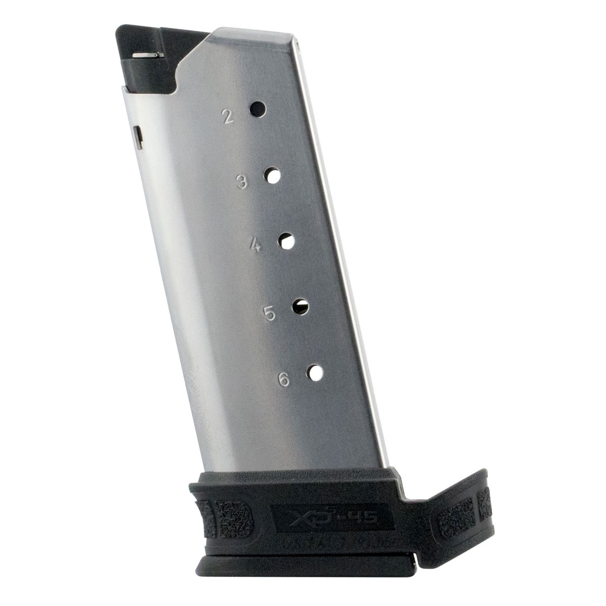 Springfield XDS Mod 2 .45 ACP 6 Round Stainless Steel Magazine - XDSG5006 - Springfield Armory