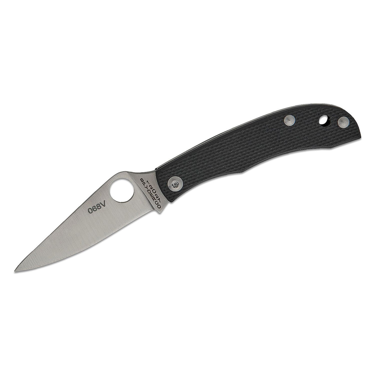 Spyderco HoneyBee Folding Knife Drop Point, Black - Spyderco