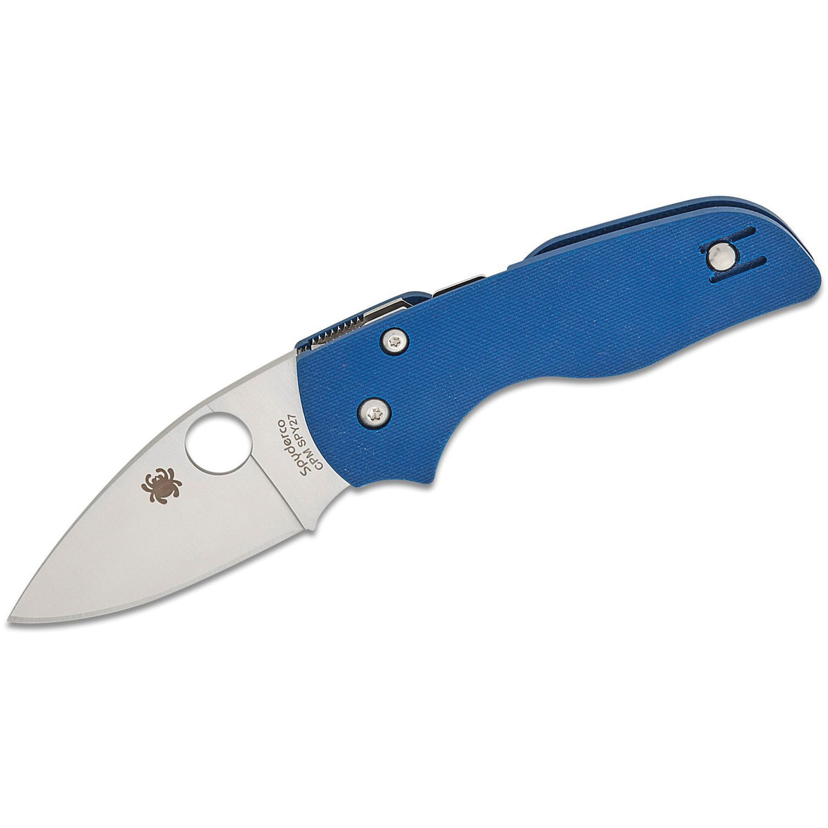 Spyderco Lil Native Folding Knife, Cobalt Blue - Spyderco