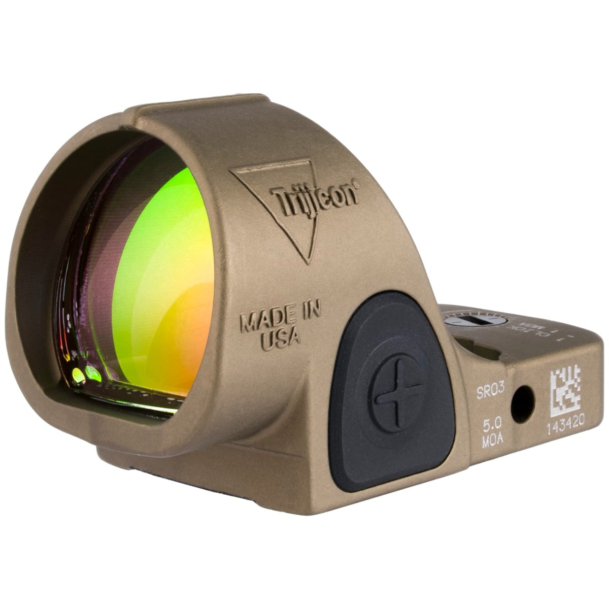 Trijicon SRO ADJ Sight LED - 5 MOA, Coyote Brown - SRO2-C-2500022 - Trijicon