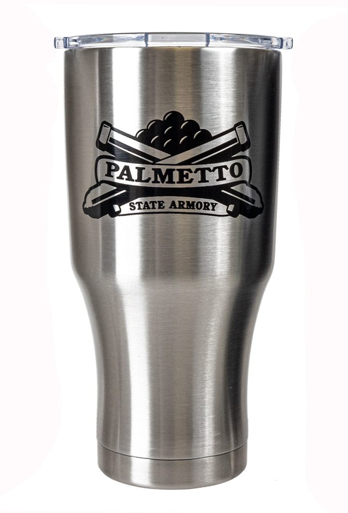 PSA 28oz Stainless Steel Tumbler - Stainless w/ Black Imprint - Psa Custom
