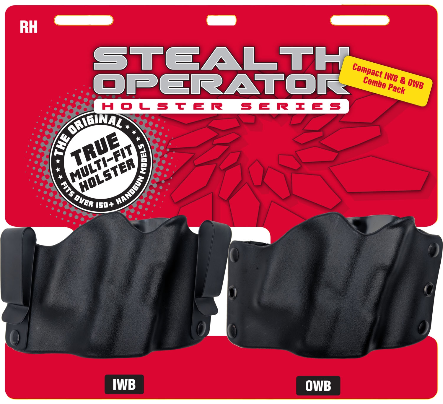 Stealth Operator Compact IWB & OWB Right Hand Holster Combo Pack - H60225C - Phalanx Defense Systems