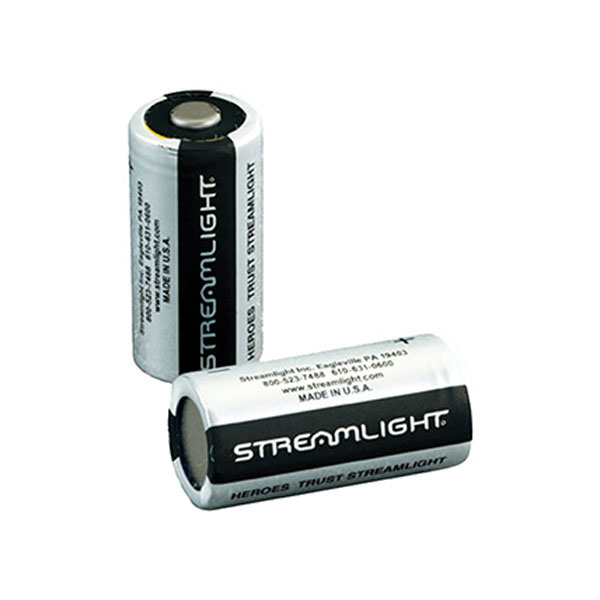 Streamlight Scorpion 3 Volt CR123A 2 Lithium Ion Batteries - 85175