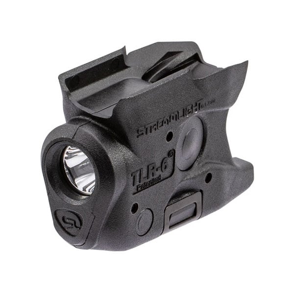 Streamlight TLR-6 100 lm C4 LED Water-Resistant Tactical Weapon Light w/ White LED for M&P Shield Pistol, Black - 69283 - Streamlight