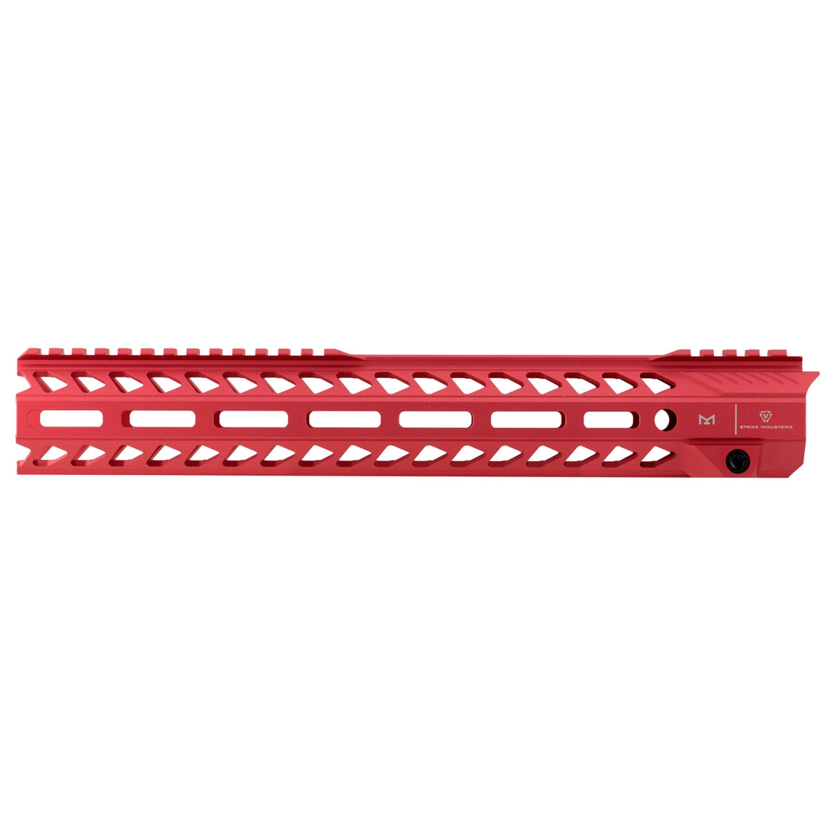 Strike Industries Strike Rail 13.5" M-LOK Handguard, Red - SI-StrikeRail-135-RED - Strike Industries