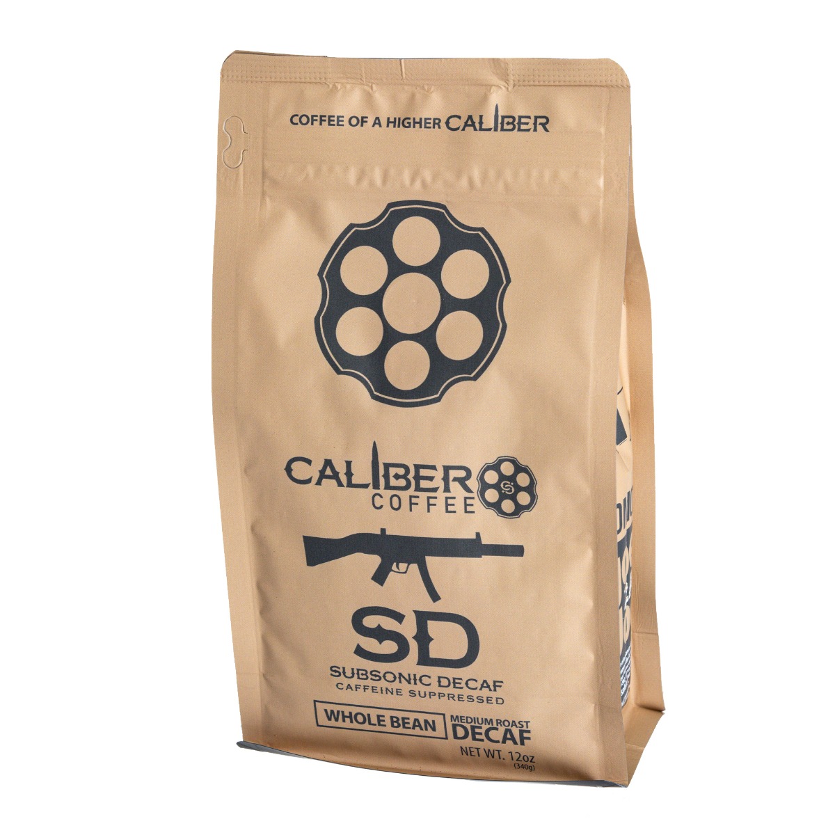 Caliber Coffee Subsonic Decaf , 12oz bag, Whole Bean - Caliber Coffee