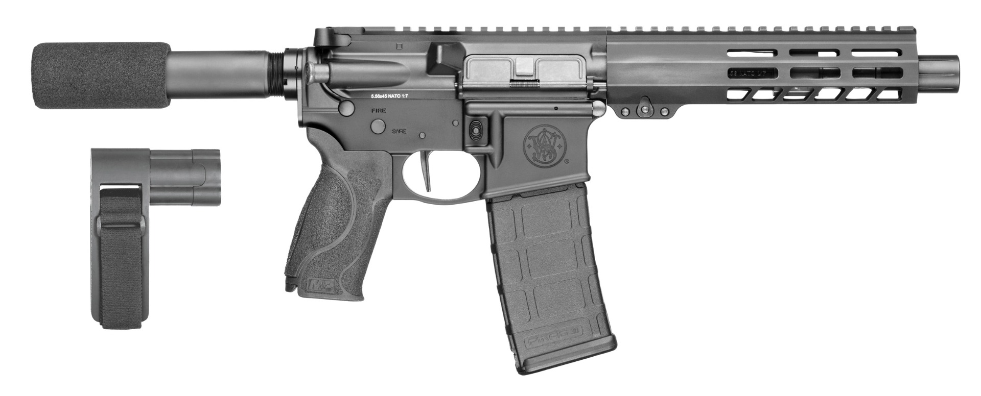 Smith & Wesson M&P15 7.5" 5.56 NATO M-LOK Pistol - 13963 - Smith & Wesson
