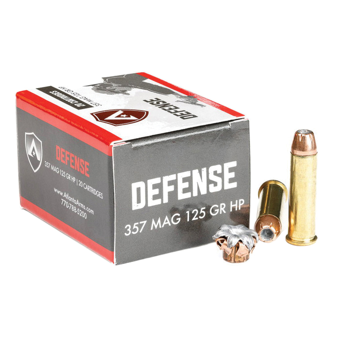 Atlanta Arms Elite Defense .357 Magnum 125 gr JHP 20rds - Atlanta Arms